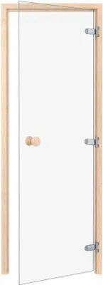 Produktbild von Saunatür Classic - Erle / Glas Klar / 80 x 200