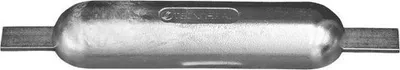 Image de Anode de zinc Tecnoseal avec bande de soudure 300x80mm 5kg