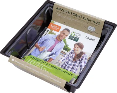 Produktbild von SIENA GARDEN Mini-Gewächshaus inkl.12 Tabs und Anzuchthaube