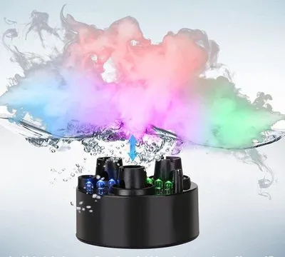 Produktbild von Ultrasone vernevelaar kunststof 3 koppen reserveschijven 1500 ml/h waterfontein vijver aquarium rotstuin wastafel