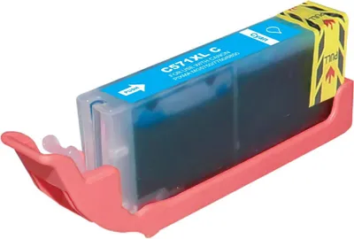 Produktbild von Kompatible Tintenpatrone Canon CLI-571 Cyan XL für Pixma MG5750, MG5751, MG5752, MG5753, MG6850, MG6851,  MG6852, MG6853, MG7750, MG7751, MG7752, MG7753, TS5050, TS5051, TS5053,  TS5055, TS6050, TS6051, TS6052, TS8050, TS8051, TS8052, TS8053, TS9050, TS9055
