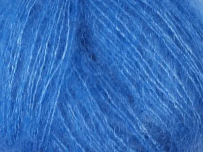 Immagine prodotto di Lana Grossa SILKHAIR 25 g filato fine per pizzi in mohair super kid e seta in 64 colori 210 m colore 133 - blu genziana