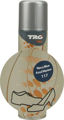 Produktbild von TRG Renovator Wildleder Pflegespray marineblau (117) Schuhfarbe Schuhspray für Wildleder & Nubukleder | mit Wildleder Pflegebürste | Schuhpflege zum Färben für Rauleder & Nubukleder & Textilschuhen