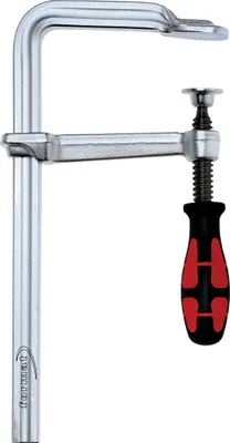 Produktbild von FORMAT Ganzstahl-Schraubzwinge 600x120mm 2K-Griff, Spannweite:600 mm, Ausladung:120 mm