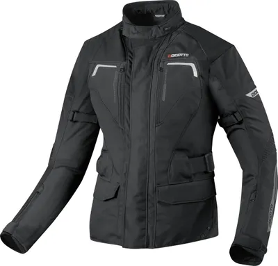 Image de Blouson textile imperméable 3 en 1 pour femme, noir, S
