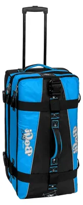Produktbild von Reisetasche Rollkoffer Reisekoffer Koffer, 72 cm, 85 L, Blau/Schwarz
