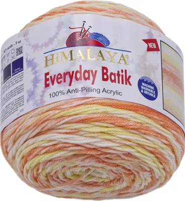 Immagine prodotto di HiMALAYA EVERYDAY BATIK - 140g / 350 m - Arancione,Giallo,Bianco