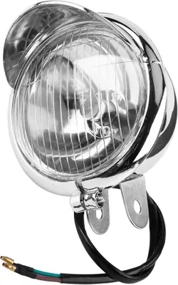 Image de feu antibrouillard universel 12v chromé couleur ABS pour moto 1