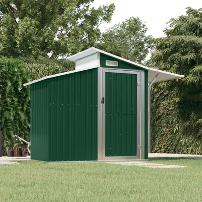 Immagine prodotto di VidaXL Casetta da giardino 270x130x208,5 cm in acciaio zincato verde