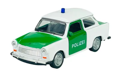 Obrázek produktu pro Welly Trabant 601 Policejní 1:34–1:39 Model z litého kovu,  v krabici 43654