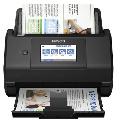 Produktbild von Epson WorkForce ES-580W, 215,9 x 6096 mm, 600 x 600 DPI, 30 Bit, 24 Bit, 35 Seiten pro Minute, 35 Seiten pro Minute