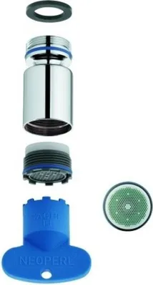 Produktbild von GROHE Kugelgelenk-Mousseur 48552, Außengewinde, 5,7 l/min, chrom