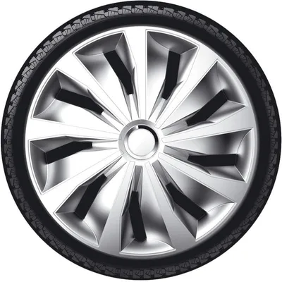Produktbild von 14" Zoll Radkappen Silber Radzierblenden Radblenden PP 5324 AutoStyle