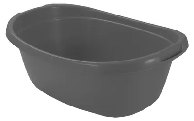 Produktbild von Curver 228021 Viereckige 20-Liter-Schüssel aus Kunststoff, 57 x 40,5 x 21,2 cm, Anthrazit