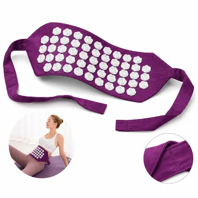 Produktbild von Akupressur-Gürtel Rücken, mechanischer Massagegurt ohne Strom, Druckpunkt-Massage für Rücken & Taille, ideal für Yoga, Büro & Reisen