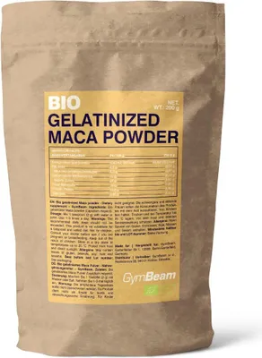 Produktbild von GymBeam - Gelatiniertes Maca-Pulver 200 g