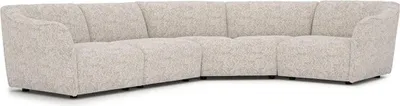Produktbild von Luxus Garnitur Ecksofa L-Form Polster Wohnzimmer Couchtisch Neu Beistelltisch