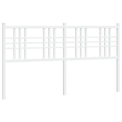 Obrázek produktu pro Kovové náhradní čelo postele bílé 160 cm