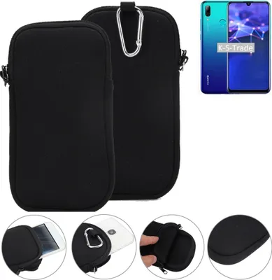 Produktbild von K-S-Trade Neopren-Hülle Handyhülle kompatibel mit Huawei P Smart 2019 Schutzhülle Neoprenhülle Sleeve Schutz-Hülle Gürtel Tasche Case Holster