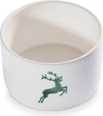Produktbild von Gmundner Keramik Grüner Hirsch Unterteil Vorratsdose 9 cm
