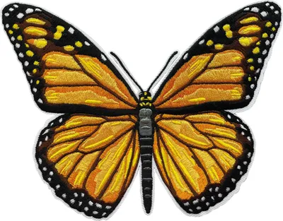 Produktbild von ROTH Bügelbild, gestickt, Schmetterling