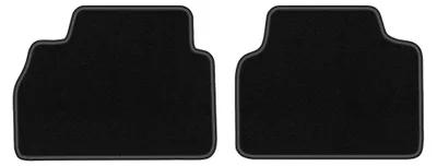 Produktbild von Velours-Fußmatten Hinten für Mercedes S W220 4Matic 1998-2005 (Kurzversion) – 2-tlg, Schwarz, passgenau – Wielganizator LUX