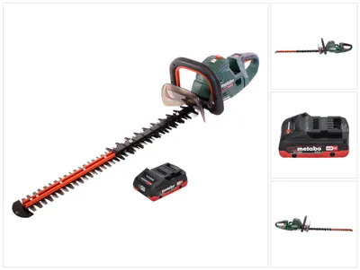 Zdjęcie produktu dla Akumulatorowe nożyce do żywopłotu Metabo HS 18 LTX BL 65 18 V 60 cm bezszczotkowe + 1x akumulator 4,0 Ah - bez ładowarki