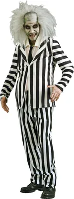 Produktbild von Beetlejuice - Kostüm - Herren BN5334 (XL) (Schwarz/Weiß)