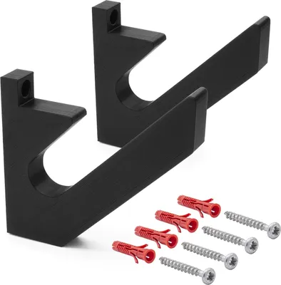 Produktbild von Skateboard Wand Halterung Longboard Halter Snowboard Haken Universal Schwarz