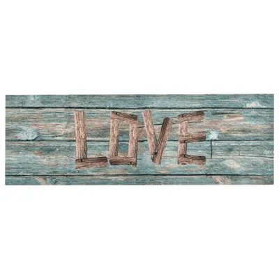 Produktbild von vidaXL Küchenbodenmatte Waschbar Love 60x180 cm