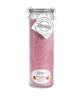Produktbild von Big-Jumbo Kerze von Candle Factory im Glas  mit Duft in tollen Farben : Mango-Guave Mit Duft Big-Jumbo: Mango-Guave