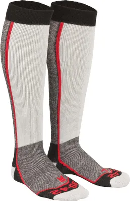 Tobeni 2 Paar erstklassige Thermolite Ski-Socken für Damen und Herren Rot