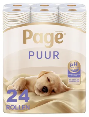 Produktbild von Toilettenpapier Pure – 24 Rollen – Besonders langlebig