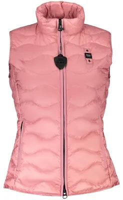 Produktbild von Ärmellose Damenweste in Rosa, schlank, leicht, mit 4 Taschen