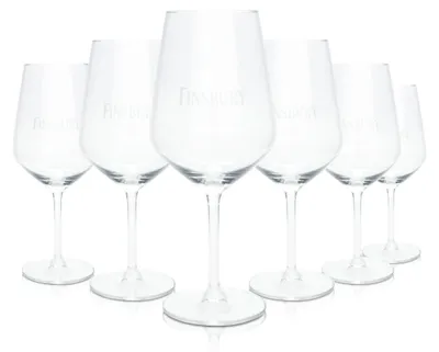 Produktbild von 6x Finsbury Glas 0,53l Gin Tonic Stielgläser Cocktailgläser Weingläser Gin Fizz
