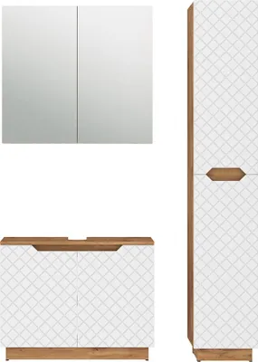 Immagine prodotto di Set di mobili da bagno Vicco Lotta Bianco 3 parti, Model 59550