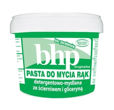 Zdjęcie produktu dla Pollena Pasta Bhp Do Mycia Rąk Ze Ścierniwem I Gliceryną Bez Parabenów 500 G