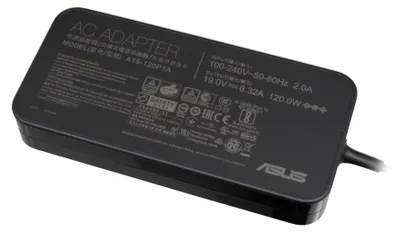 Zdjęcie produktu dla ASUS 0A001-00066600, Laptop, Wewnętrzna, 120 W, 19 V, ASUS, Czarny