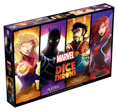 Marvel Dice Throne – Kartenspiel & Würfelspiel (Französische Version)