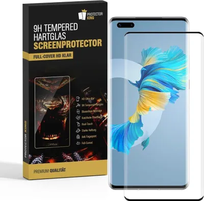 Produktbild von 6x 9H Hartglas für Huawei Mate 40 FULL CURVED Displayschutz Schutzglas Schutzfolie Panzerfolie Panzerglas Displayglas Tempered Glasfolie Sicherheitsglas Echtglas