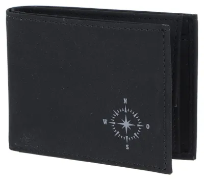 Immagine prodotto di oxmox portafoglio New Cryptan RFID Protect Pocketbörse Windrose 2.0 Print Grey Black nero