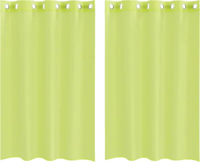 Obrázok produktu pre vidaXL Voálové záclony s očkami 2 ks. Jablkovo zelená 140x175 cm