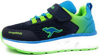 Produktbild von KangaRoos K-OK Swirl EV Sportschuhe Kinder Sneaker Blau Freizeit, Schuhgröße:33 EU