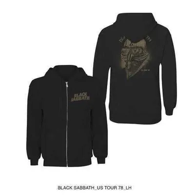 Produktbild von Black Sabbath Zipped Hoodie L Tour 1978 Schwarz