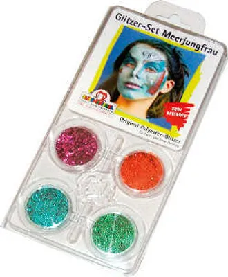 Produktbild von Meerjungfrau Prinzessin Glitzer-Motiv-Set