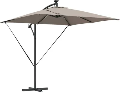 Obrázok produktu pre Slnečník Sivohnedá 249 x 249 x 250 cm Polyester a hliník