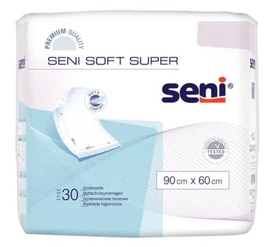 Image de Seni Soft Super 60 x 90 cm - 1 paquet de 30 protections