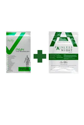 Zdjęcie produktu dla One More Painless Night Glu 25 plastrów + Aselya Painless Night 25 plastrów – 1 opakowanie każdego, zestaw, bez bólu & relaksująco