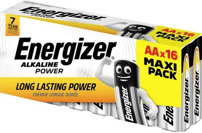 Produktbild von Batterie Alkaline, Mignon, AA, LR06, 1.5V Alkaline Power, Retail Blister (16-Pack)