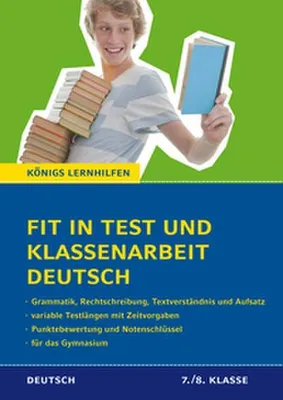 Produktbild von Fit in Test und Klassenarbeit - Deutsch. 7./8. Klasse Gymnasium